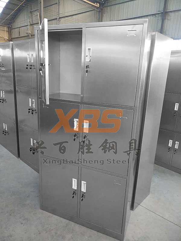 深圳不锈钢系列厂家,新(xīn)款不锈钢六门储物(wù)柜    定制产品